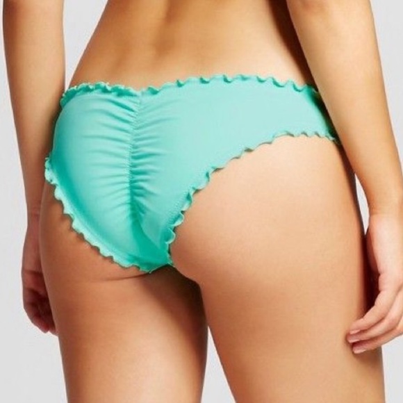 cheeky scrunch swim bottoms